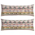 thumbnail image 1 of Aesthetic Vintage Body Pillow Cover 20x54 - Boho Chic Long Pillow Case with Zipper - Artistic & Ethnic Patterns - Breathable Maternity Pillowcase, 1 of 7