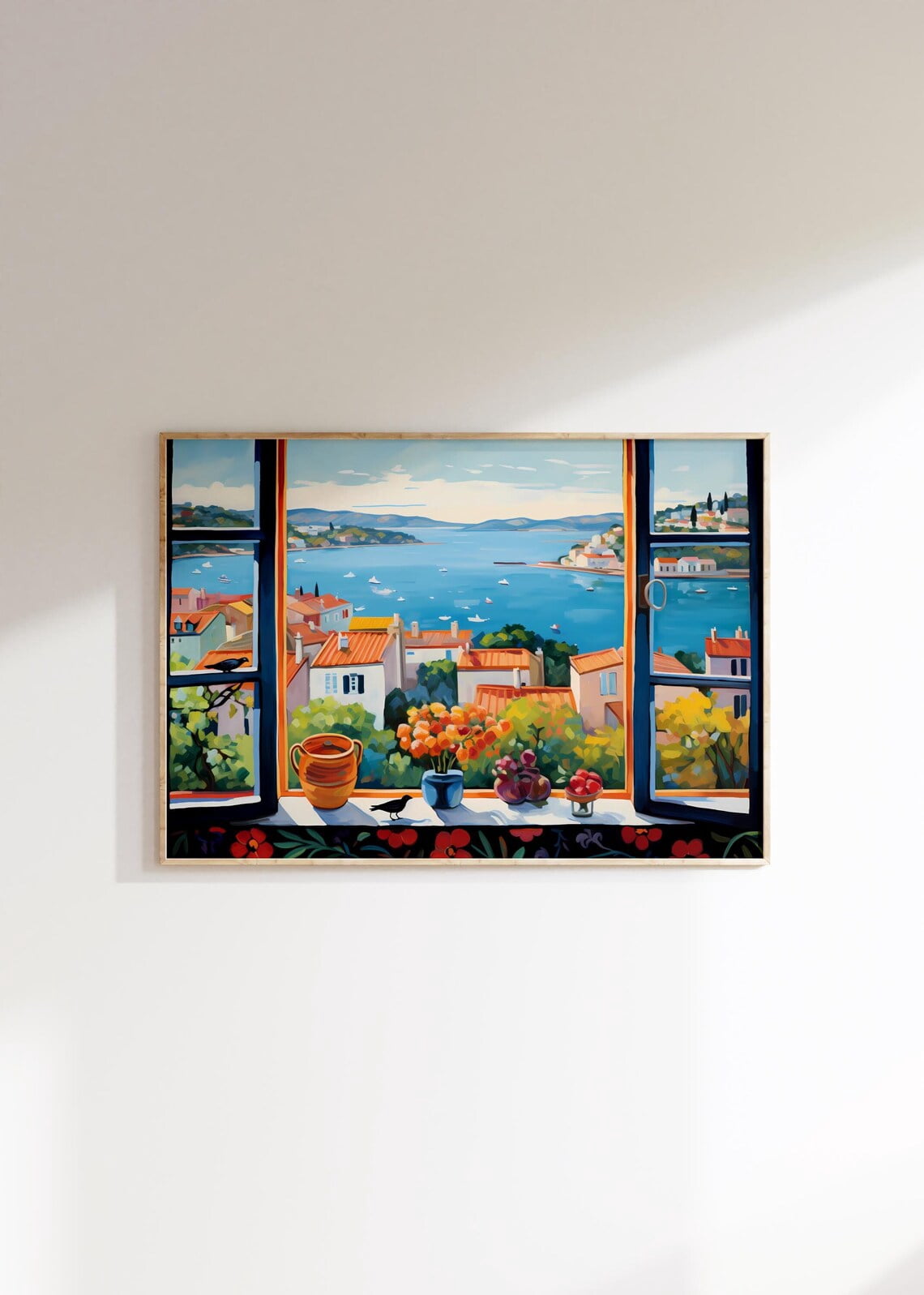 Aesthetic Wall Art Colorful Inspired French Decoration, Unframed Canvas ...