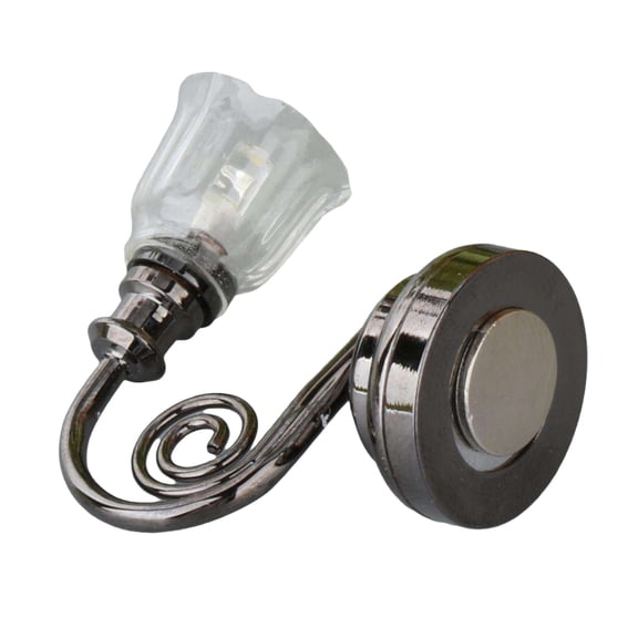 Aesthetic Wall Lamp Figure Model Realistic Sconce Vintage Life Scene Dolls House Pretend Game Furnishings