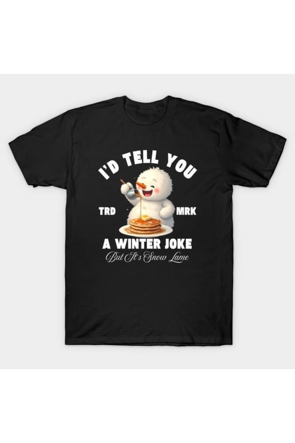 Aesthetic Winter Joke Minimalist Seasonal Humor Graphic, H6169 T-Shirt, for Men and Women, Up to Size 5XL