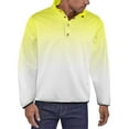 thumbnail image 1 of Aesthetic Yellow And White Gradient Men's Stand Collar Sweater Long Sleeve Clothing Loose Fit Sports Sweater, 1 of 8
