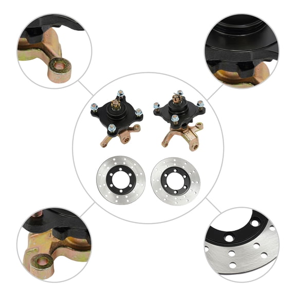 Aesthetic and Efficient Steel Closed Front Steering Knuckle Spindle Assembly For 125cc-250cc ATV