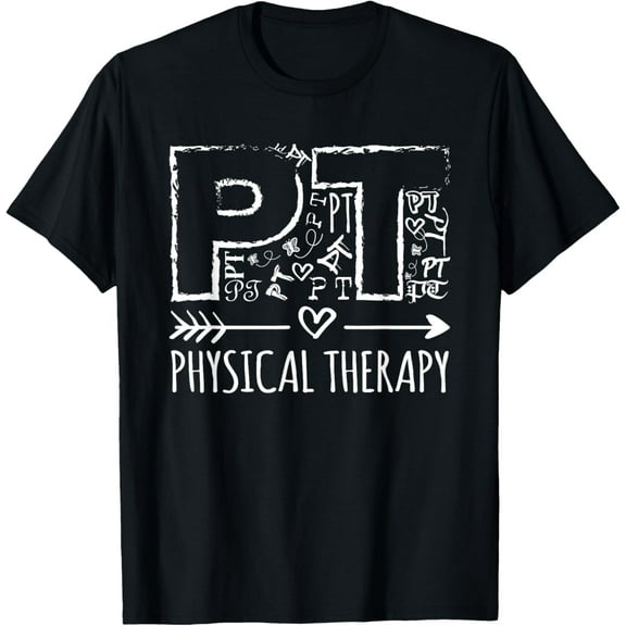 Aesthetic design PT Physical Therapy T-Shirt100% cotton short-sleeved shirt for both men and women