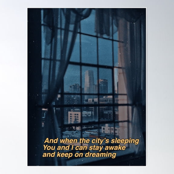 Aesthetic quote Poster, 16x24 UNFRAMED