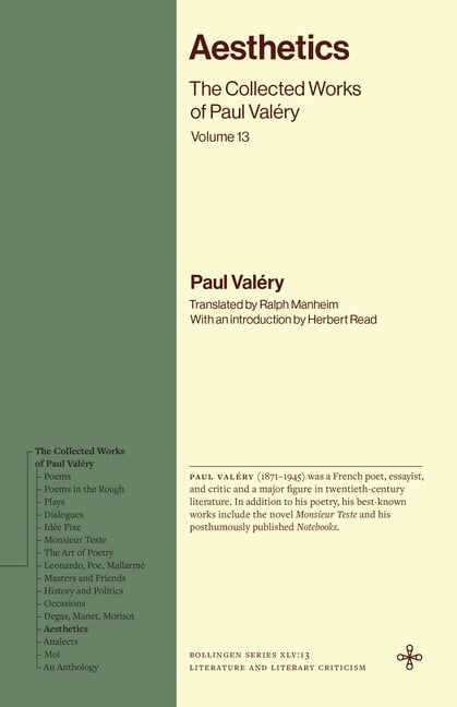 Bollingen Recollections Aesthetics: The Collected Works of Paul ValÃ©ry, Volume 13, (Paperback)