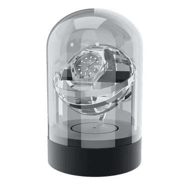 Aestoria Watch Winder for Automatic Watches Gyroscope Watch Stand, Silver