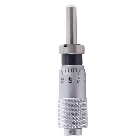 Aestri 0-13mm Silver Metal Micrometer Ball Head with Nut for Fine Tuning Accuracy Instruments