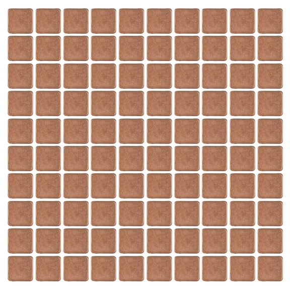 Aestri 100pcs Copper Heatsink 401w/mk Thermal Conductivity Burr Free Small Heat Sinks for Laptop GPU CPU VGA RAM 15x15x1.5mm