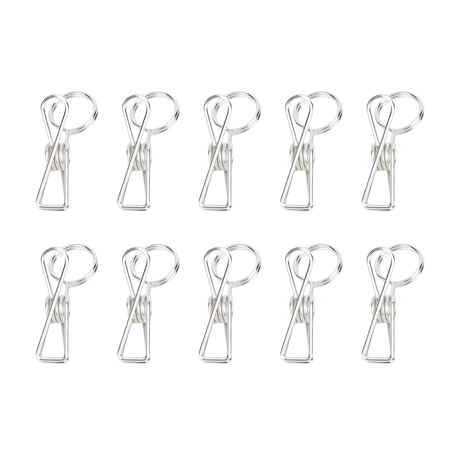 Aestri 10Pcs Table Card Clips Reusable Metal Desktop Number Menu ...