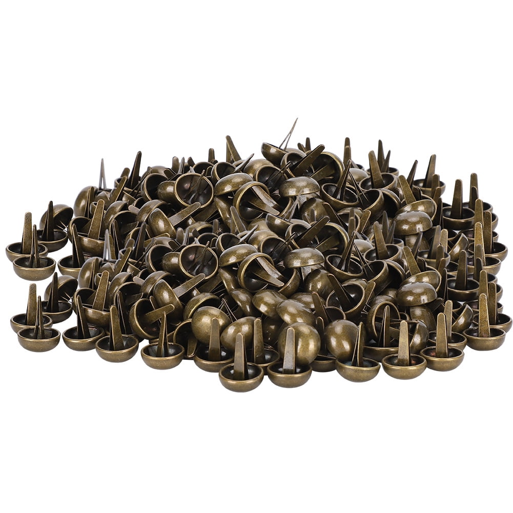 Aestri 200 Pieces 15mm Bottom Studs Rivets 2-Feet Nailheads for Leather ...