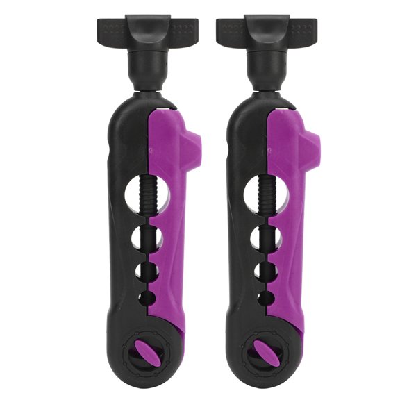 Aestri 2PCS Mini Fishing Line Spooler Portable Adjustable Line Winder Machine Bobbin Reel Accessories for Anglers, Black Purple