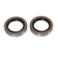 Diff Hub Aestri 2PCS Trailer Hub Wheel Grease Seal 333960 Double Lips Rubber and ...