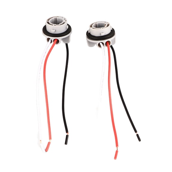 Aestri 2Pcs 1157 Socket LED Turn Signal Brake Light Bulbs Holder Adapter Base Connector Wiring Cable Heavy Duty Automotive Replacement Pigtail Socket
