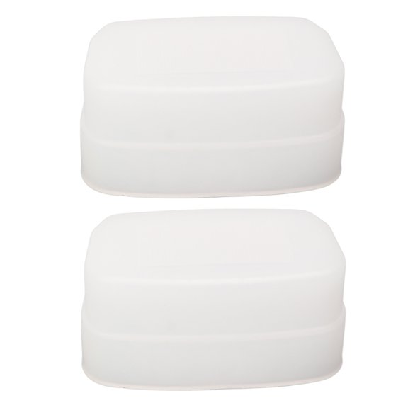 Aestri 2Pcs Bounce Dome Diffuser White Digital Camera Flash Diffuser for 320EX Flash Speedlight