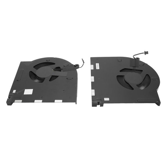 Aestri 2Pcs Laptop CPU and GPU Cooling Fan Replacement 4 Pin Power Connector Aluminum Alloy Material Compatible with Dell Alienware M17 R3 M17R3 M17 R4 M17R4 P45E