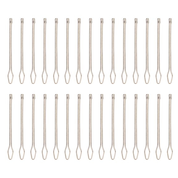 Aestri 30pcs Drawstring Threader Easy Pull Rust Protection Elastic Threading Tool for Elastic Yarn