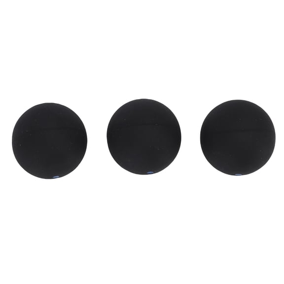 Aestri 3pcs Professional Squash Ball Set, Elastic Rubber Blue Dot Training Practice Balls, 1.6 inches Diameter, Beginner to Competitive Play