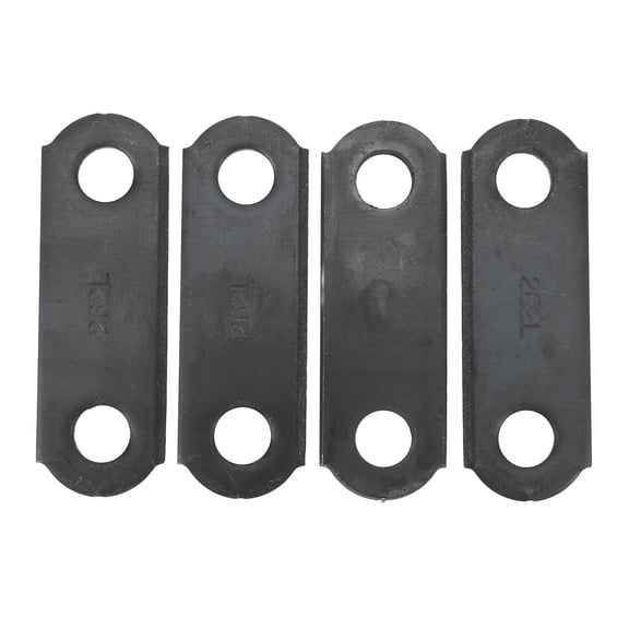 Aestri 4 Pcs Trailer Leaf Spring Shackle Strap 2 5/8 Inch Center to Center Double Eye Springs 9/16 Inch Hole Suspension Axle Shackles Heavy Duty Steel