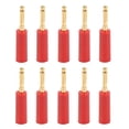 Aestri 4mm 7 Pin Gold Plated Banana Plug Solderless Speaker Cable Audio ...