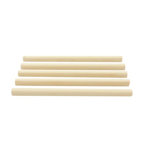 Aestri 5 Pcs Spruce Wood Sound Post Set for 3/4 and 4/4 Size Cello Musical Instruments Replacement Accessories Parts, 7.1 x 0.4 Inches / 18 x 1 cm