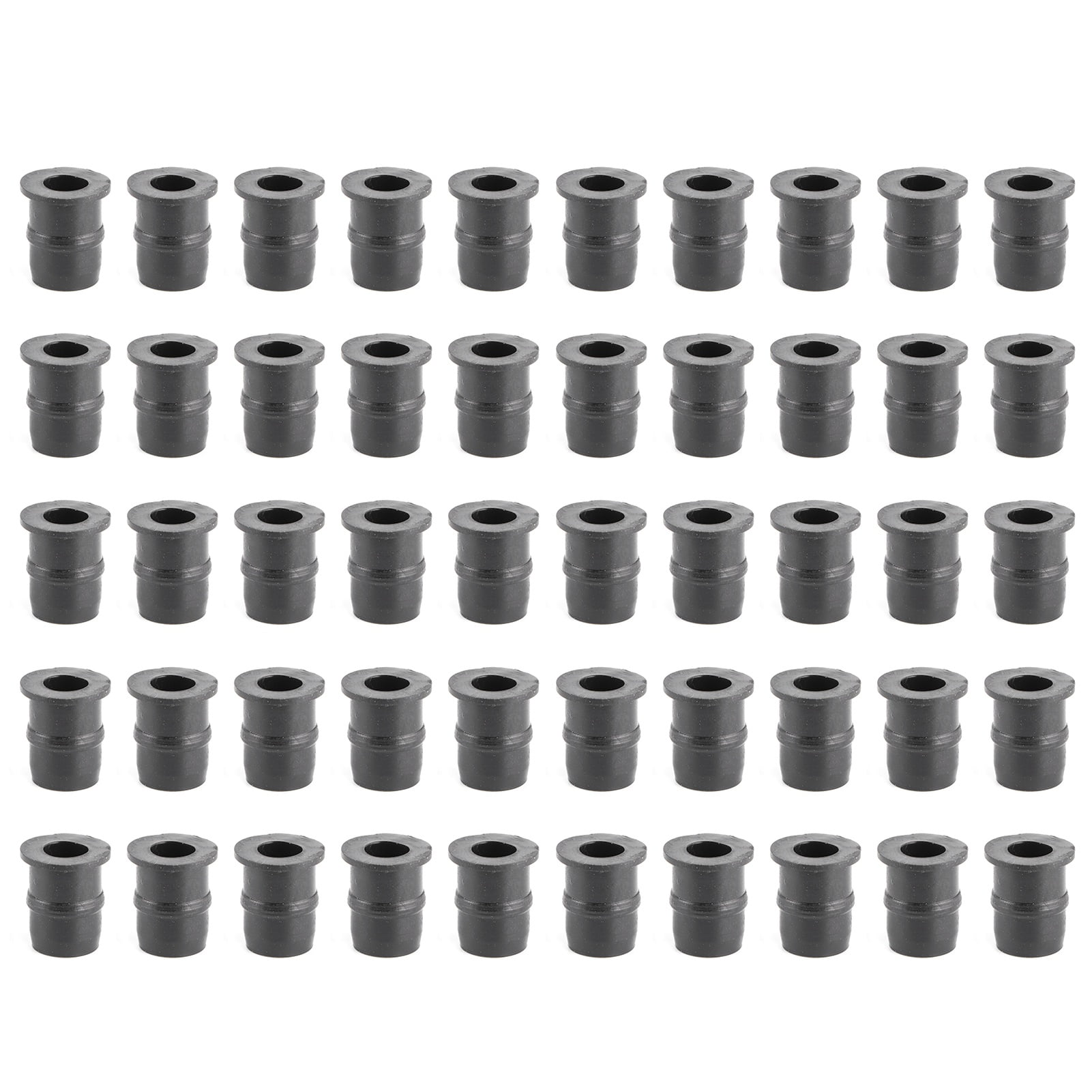 Aestri 50Pcs M5 Metric Rubber Well Nuts 5mm Windscreen Fairing Fastener ...