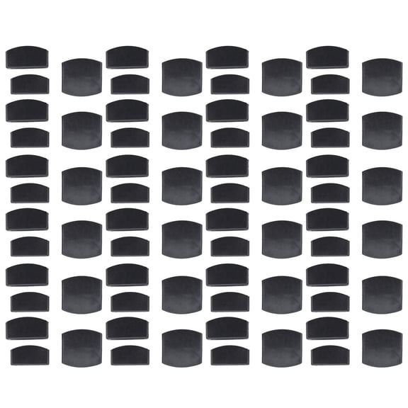 Aestri 72 Pieces Plastic Bed Slat End Caps and Centre Caps Holders for Securing Slats, Black - Replacement Connector Furniture Accessories for Wooden Planks
