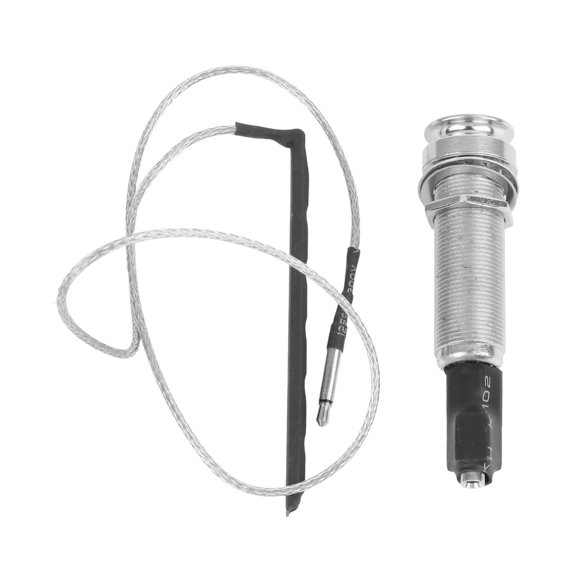 Aestri Acoustic Guitar Under Saddle Piezo Pickup Stick with 6.35mm Output Jack and 2.5mm Plug for Ukulele and String Instruments