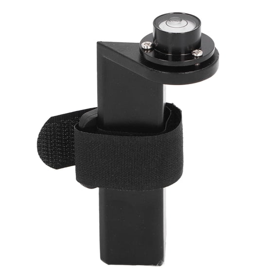 Aestri Adjustable Grade Rod Bubble Level Aluminum Portable Leveling Tool for Round and Square Poles 1 to 1.25 Inches Accurate Measurement Device Hand Tool