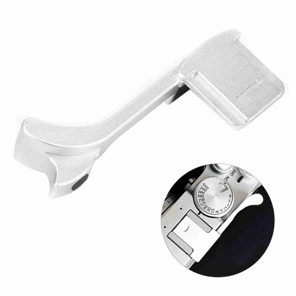 Aestri Aluminium Alloy Silver Thumb Grip Finger Handle Accessory for Leica Q/Q2 Camera