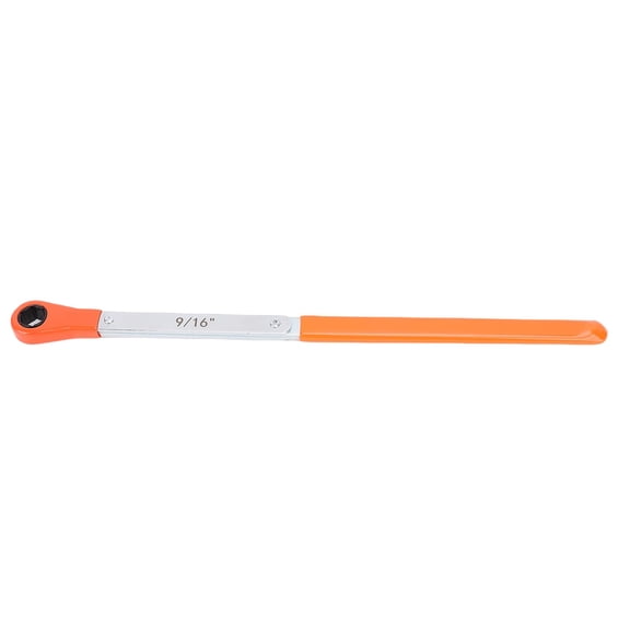 Aestri Automatic Slack Adjuster Wrench with Extra Long Handle, Flexible Heavy Duty Truck Brake Tuning Hand Tool, 9/16 Inch Drive Size