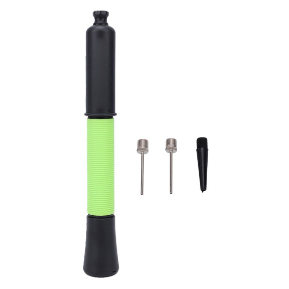 Aestri Ball Pump with Inflation Pin Storage Basketball Pump for Soccer Football Volleyball Push Pull Inflating System Green