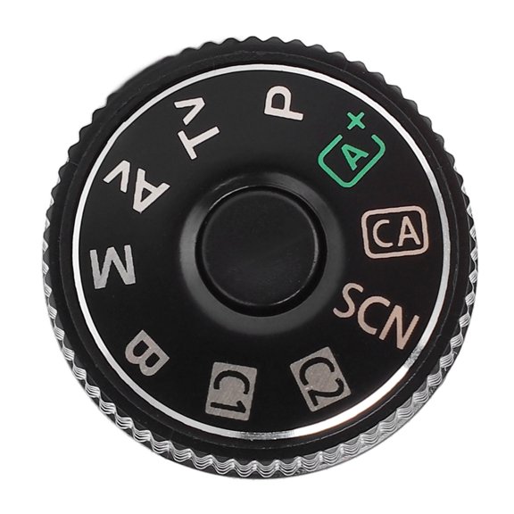 Aestri Camera Mode Dial Top Cover Cap Interface Replacement Part Plate Repair Accessory Compatible with 6D Digital SLR Camera, Black