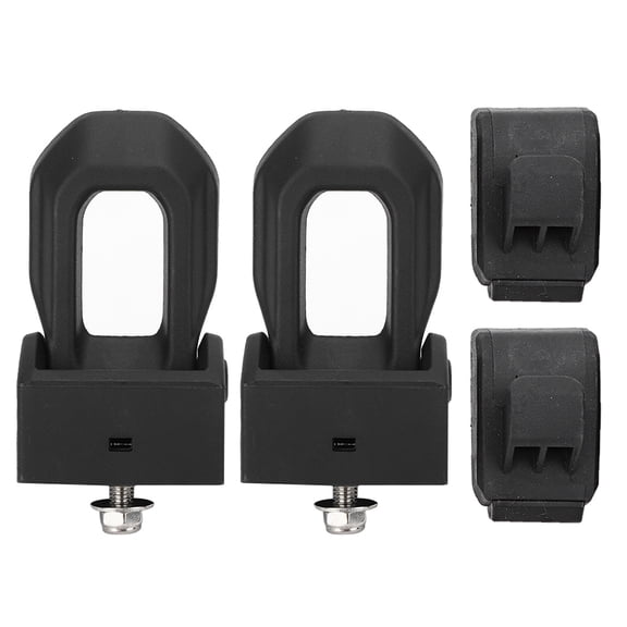 Aestri Car Hood Lock Catch Bracket Latches Buckle Fit for Jeep Wrangler JK JL 2007-2018 Black ABS Stainless Steel Front Placement Quick Release Replacement Part