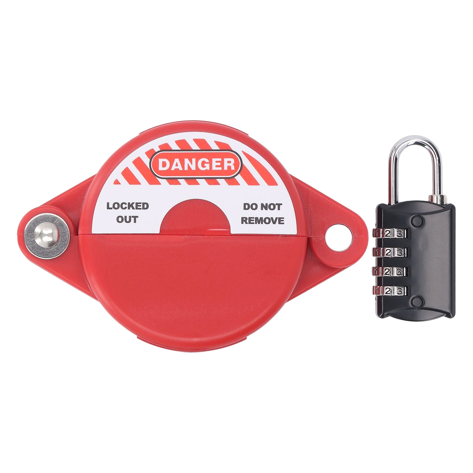 Aestri Gate Valve Lockout Device with Combination Lock for 1 to 2.5 ...
