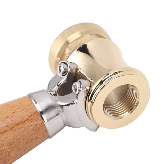 Aestri HONGDUI Woodworking Chisel Mallet Beech Wood Carpenter Hammer with Replaceable Brass Head for Flooring Crafting