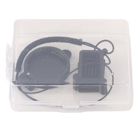 Aestri Instant Camera Shutter Button Cap with Anti Loss Rope Anti Mistouch Protective Cover for Wide 400 Black