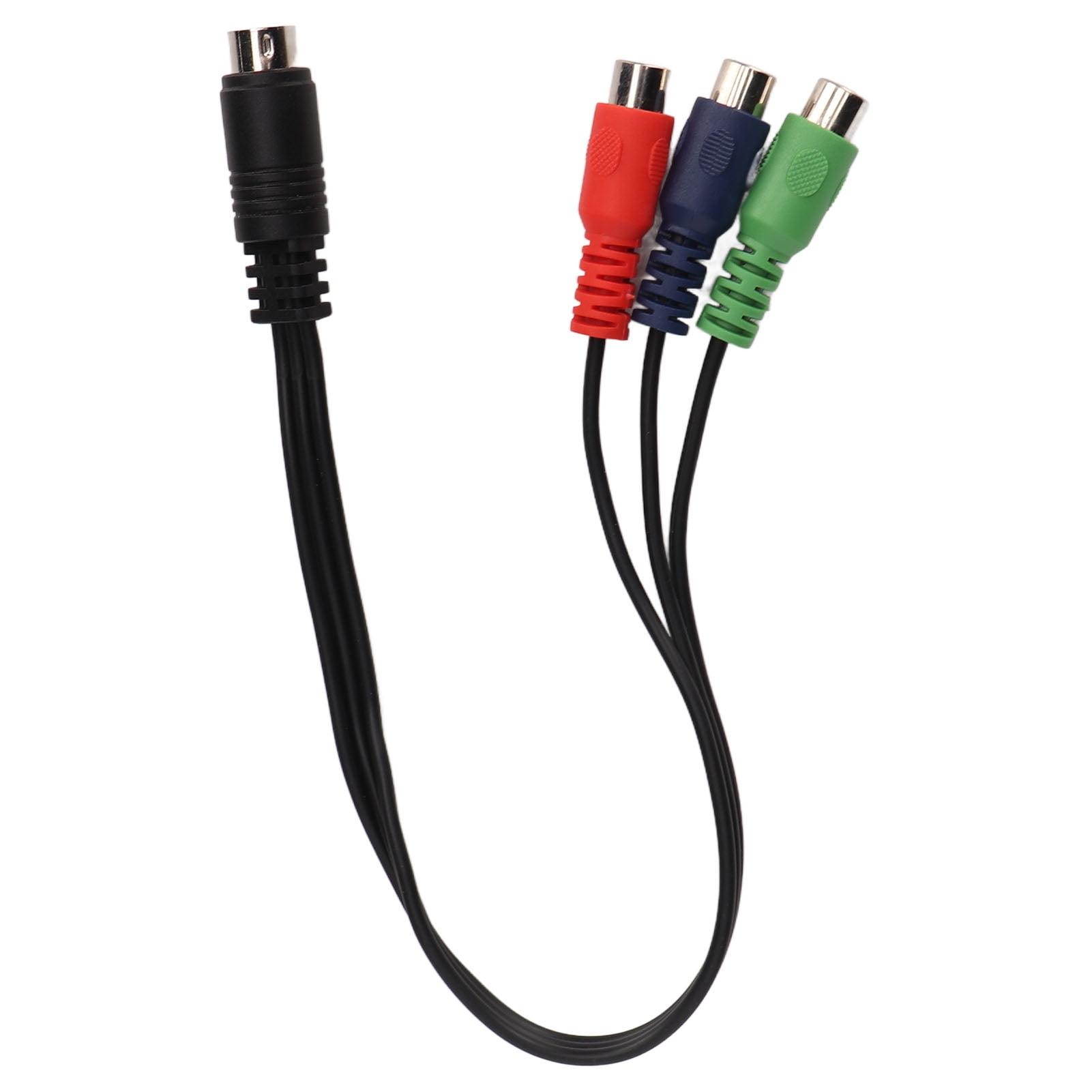 Aestri Mini DIN 9 Pin Male to 3 RCA Female RGB Video Adapter Cable, 11. ...