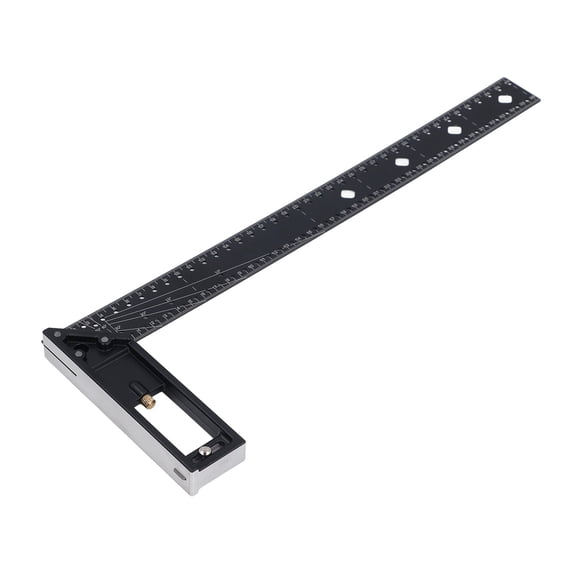 Aestri Multi Angle Measuring Ruler 40cm 16in 45 90 Degree Combination Framing Square Professional Woodworking Marking Tool