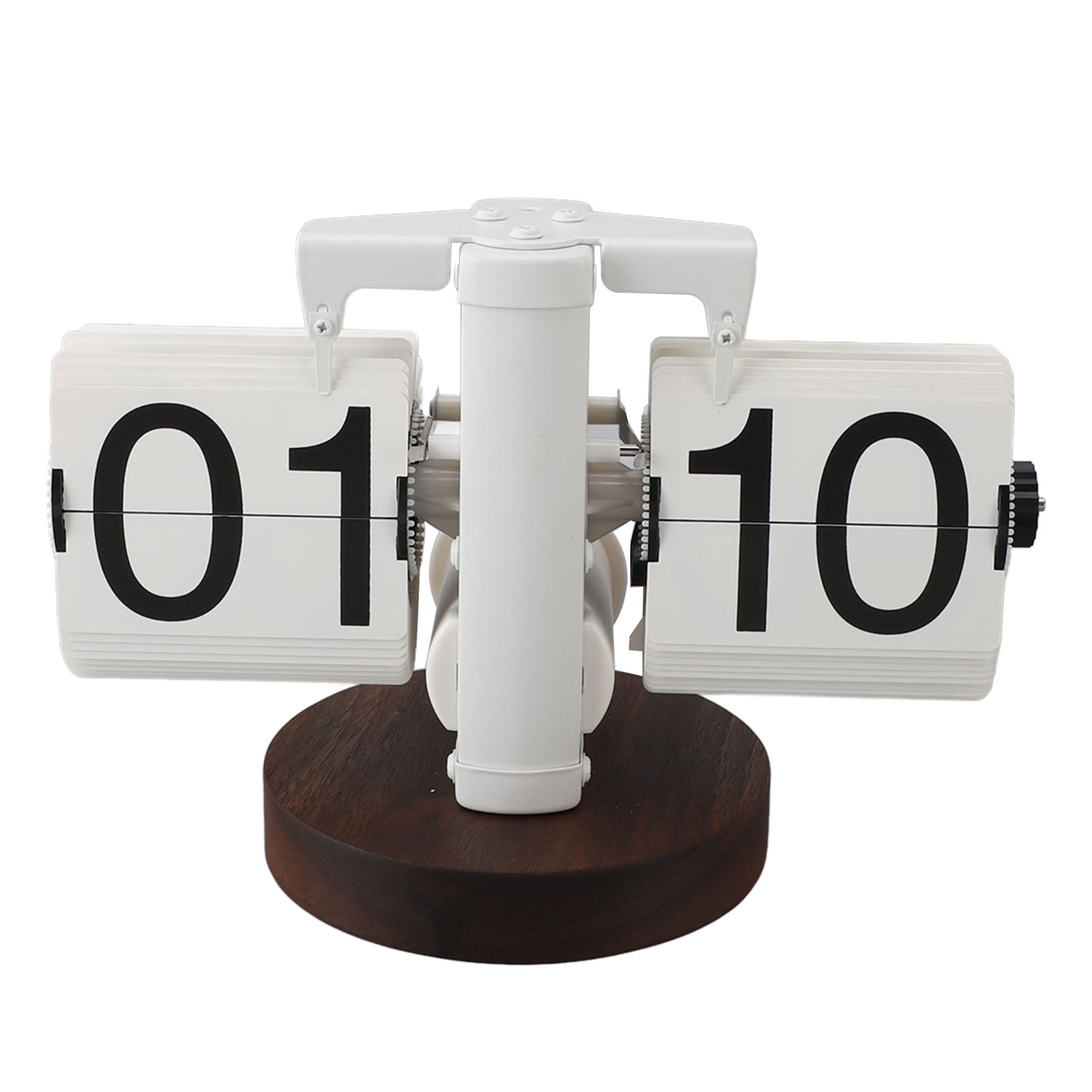 Aestri Retro Digital Flip Desk Clock, Battery Operated Mechanical Auto ...