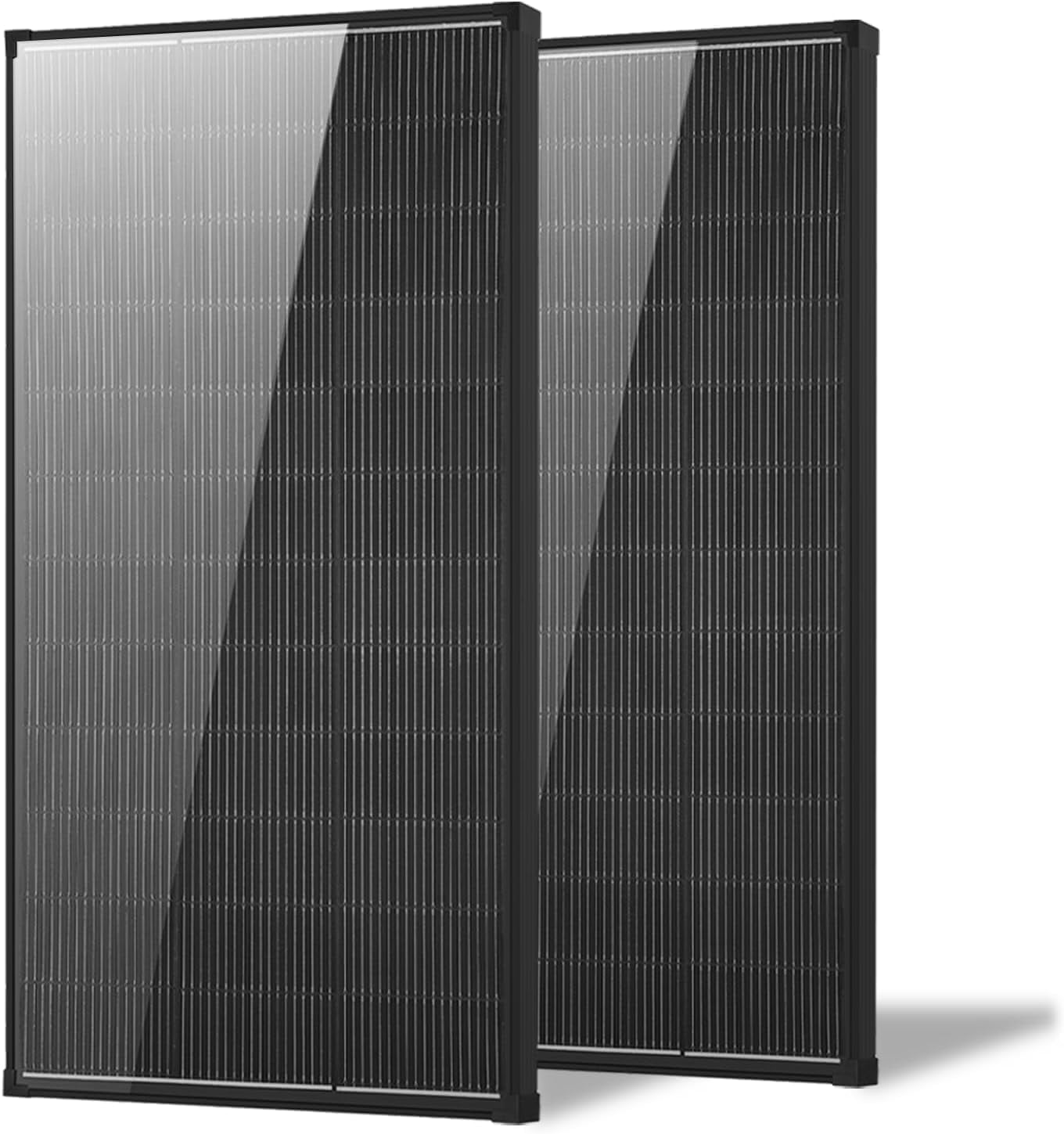 AeternaSol 2×200W(400W) N-Type 18BB Monocrystalline Solar Panel Kit, 25.2% Efficiency IP68 Waterproof 12V/24V for RV Marine Farm Off-Grid Home