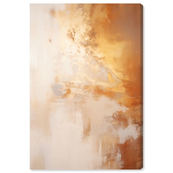 Aether's Touch Canvas Earth Tone Abstracts by Art Remedy, Gallery Wrapped, 10 x 15