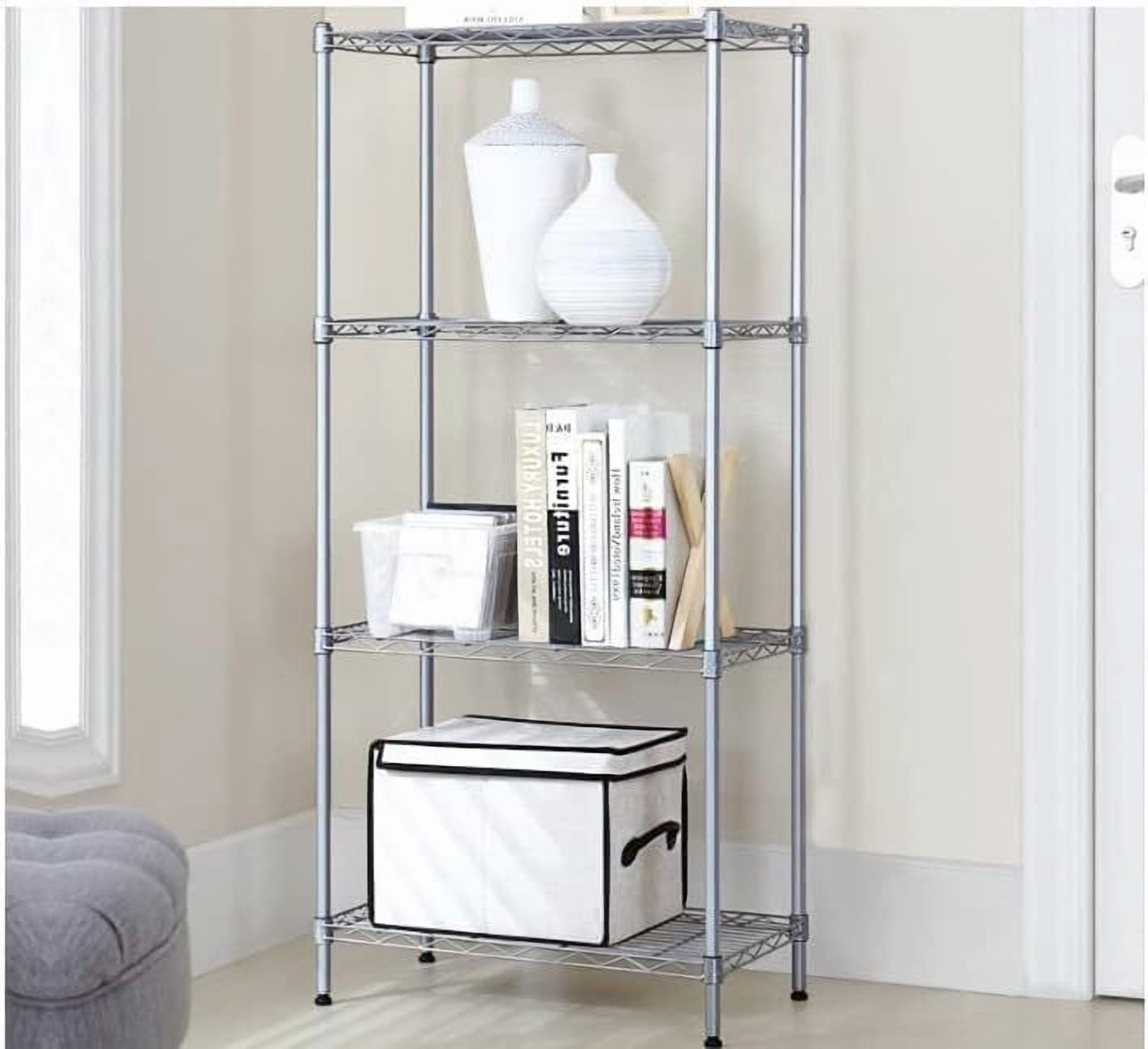 AetherLove 4-Shelf Adjustable, Storage Shelving Unit, (60 Pound Loading ...