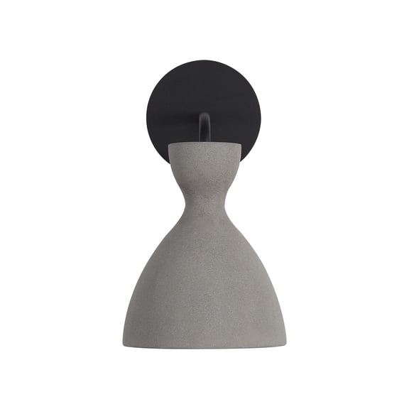 Golden Lighting Aethera Integrated LED Wall Sconce in Grey Cement