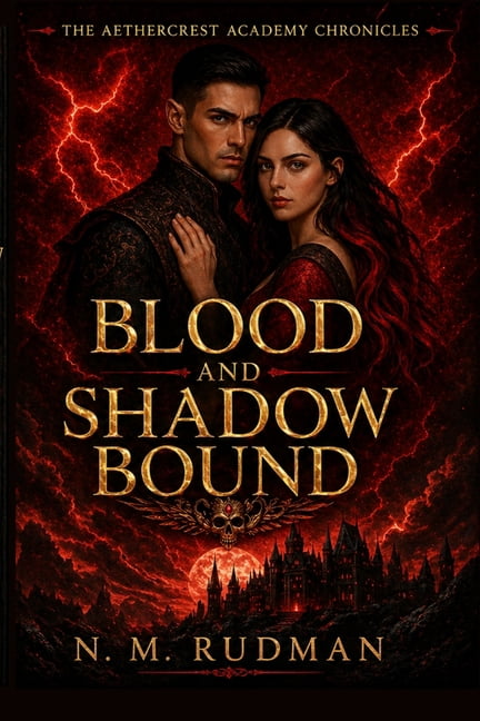 The Aethercrest Academy Chronicles Blood and Shadow Bound: A Siren & Vampire Hybrid Academy Romantasy (The Aethercrest Academy Chronicles Book 2), Book 2, (Paperback)