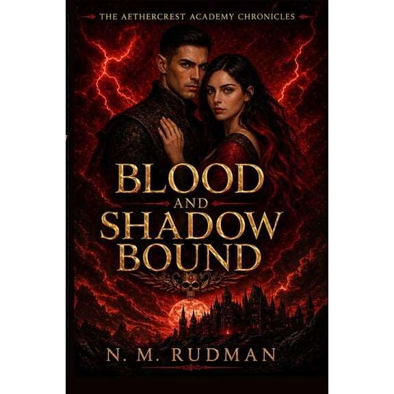 The Aethercrest Academy Chronicles Blood and Shadow Bound: A Siren & Vampire Hybrid Academy Romantasy (The Aethercrest Academy Chronicles Book 2), Book 2, (Paperback)