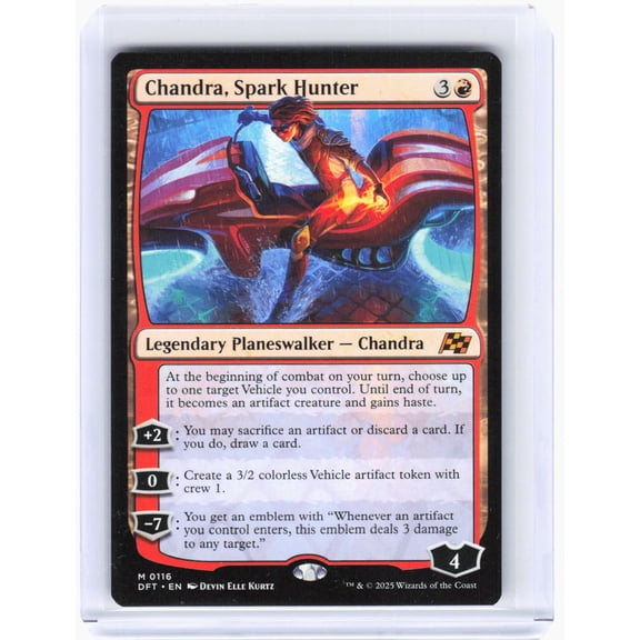 Aetherdrift Chandra Spark Hunter Non-Foil Mythic #116