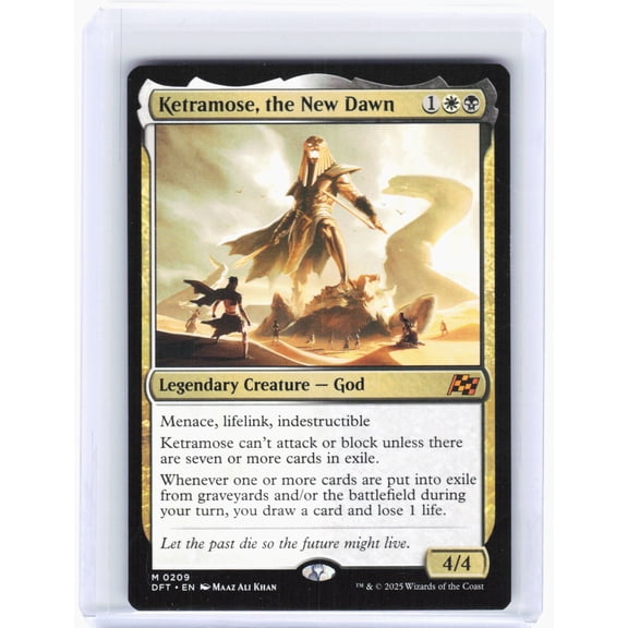 Aetherdrift Ketramose, the New Dawn Non-Foil Mythic #209