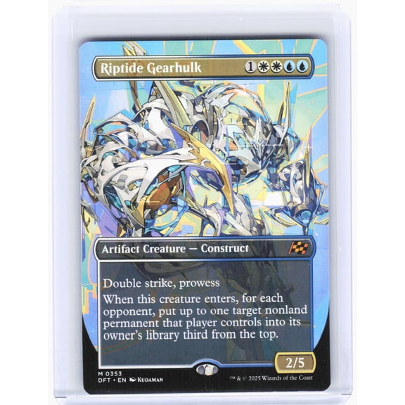 Aetherdrift Riptide Gearhulk (Borderless) Non-Foil Mythic #353