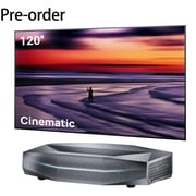 Aetherion Max 4K 3D ultra short throw projector & 120" Cinematic Screen Bundle