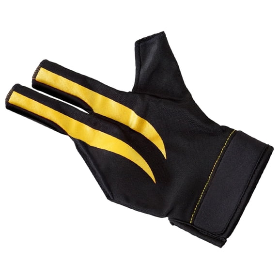 Aetherz 3 Finger Breathable Nylon Glove, Elastic Pool Cue Sports Accessory for Left Hand Antiskid Design for Enhanced Cue Control Billiards and Pool Games